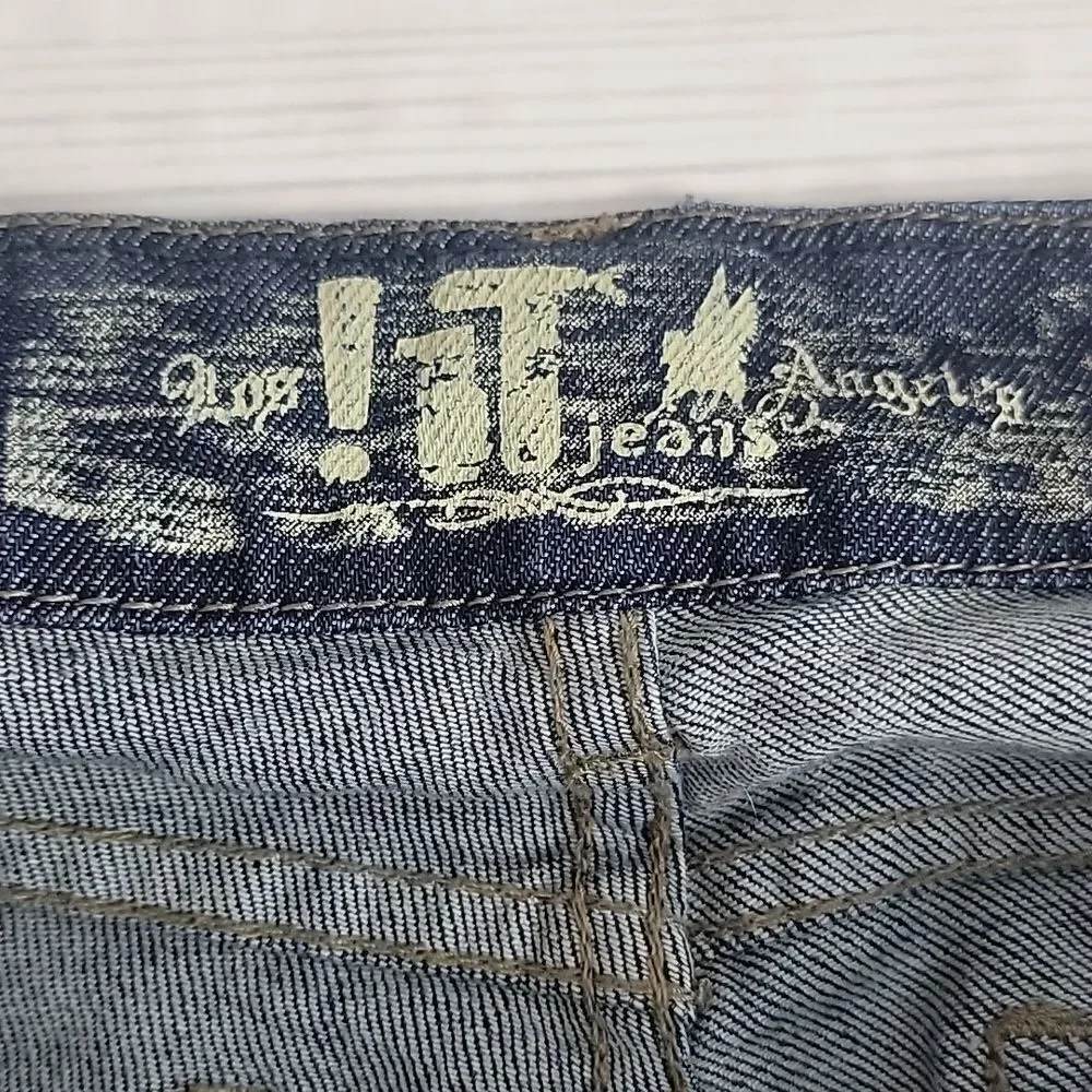 !It jeans Los Angeles darkwash blue denim bermuda shorts Women's Size 27